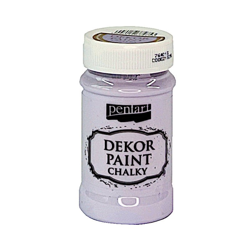 Pentart Dekor Paint Chalky matt 100ml - hell lila - Bastelschachtel