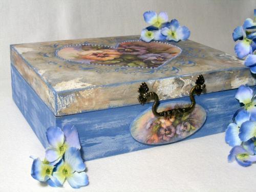 Pentart Dekor Paint Chalky matt 100ml - indigo - Bastelschachtel