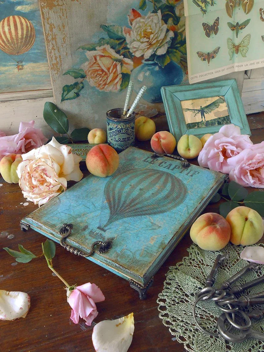 Pentart Dekor Paint Chalky matt 100ml - kardinalrot - Bastelschachtel