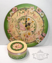 Pentart Dekor Paint Chalky matt 100ml - olivenbaum grün - Bastelschachtel