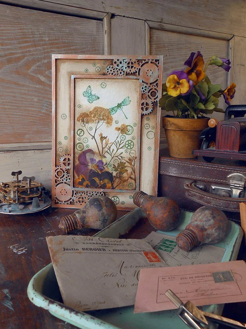 Pentart Dekor Paint Chalky matt 100ml - schwarz - Bastelschachtel