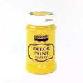 Pentart Dekor Paint Chalky matt 100ml - zitronengelb - Bastelschachtel