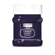 Pentart Dekor Paint Chalky matt 230ml - aubergine - Bastelschachtel