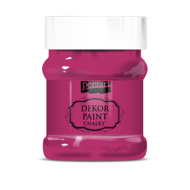 Pentart Dekor Paint Chalky matt 230ml - pink - Bastelschachtel