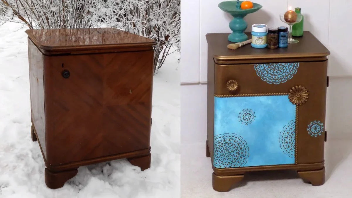 Pentart Dekorfarbe Dekor Metall 100ml - schokolade - Bastelschachtel