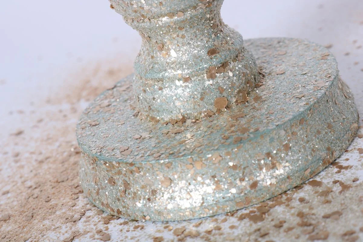 Pentart Eco Glitter 15g - silber, extra fine - Bastelschachtel