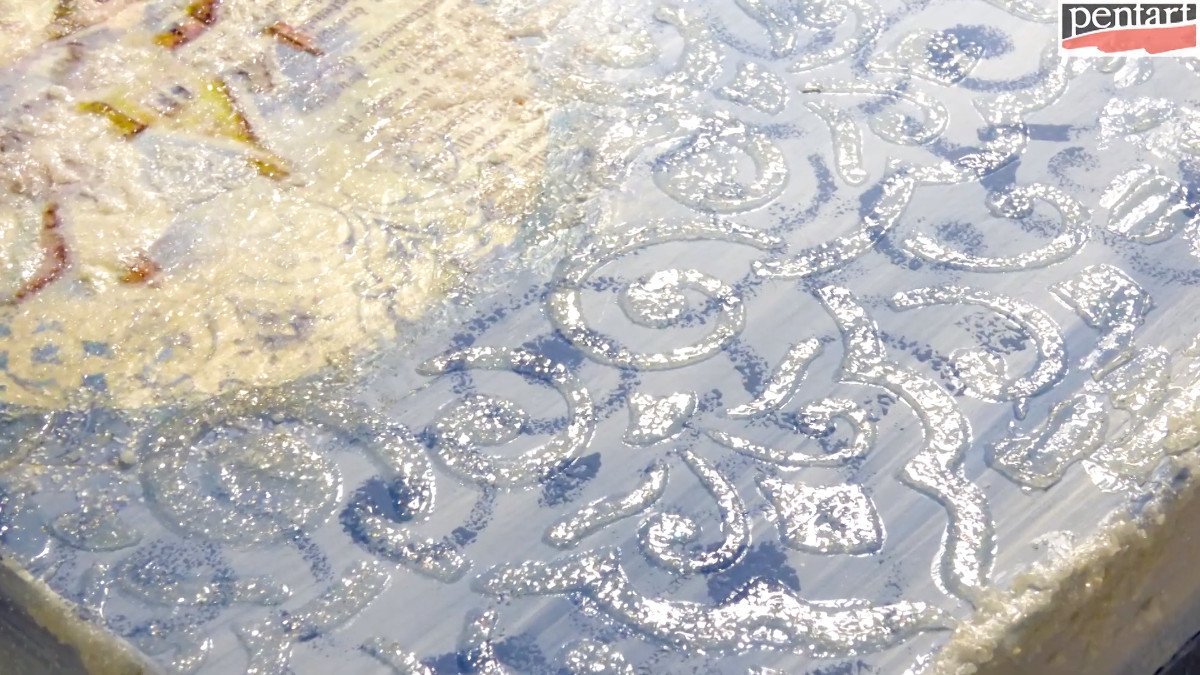 Pentart Eiskristall Paste 100ml - Bastelschachtel