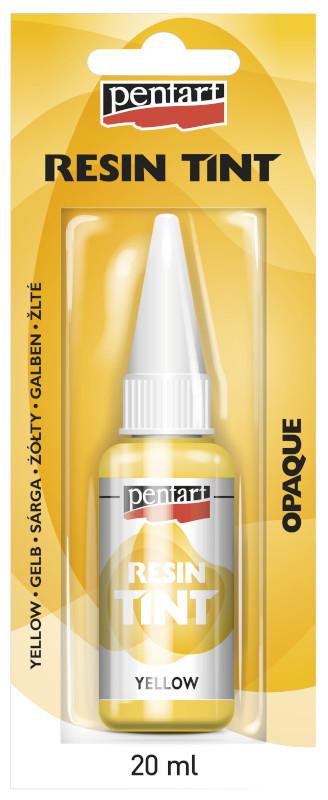 Pentart Farbtinte für Resin - gelb - Bastelschachtel