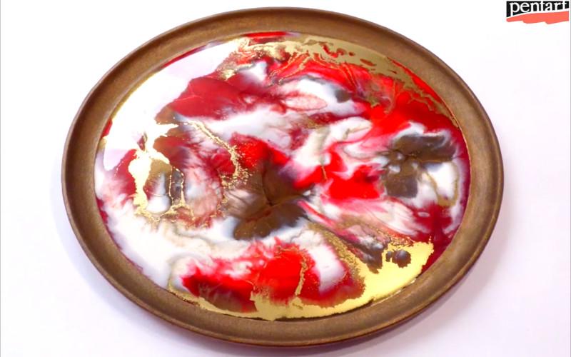 Pentart Farbtinte für Resin - jade - Bastelschachtel