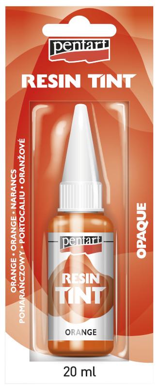Pentart Farbtinte für Resin - orange - Bastelschachtel