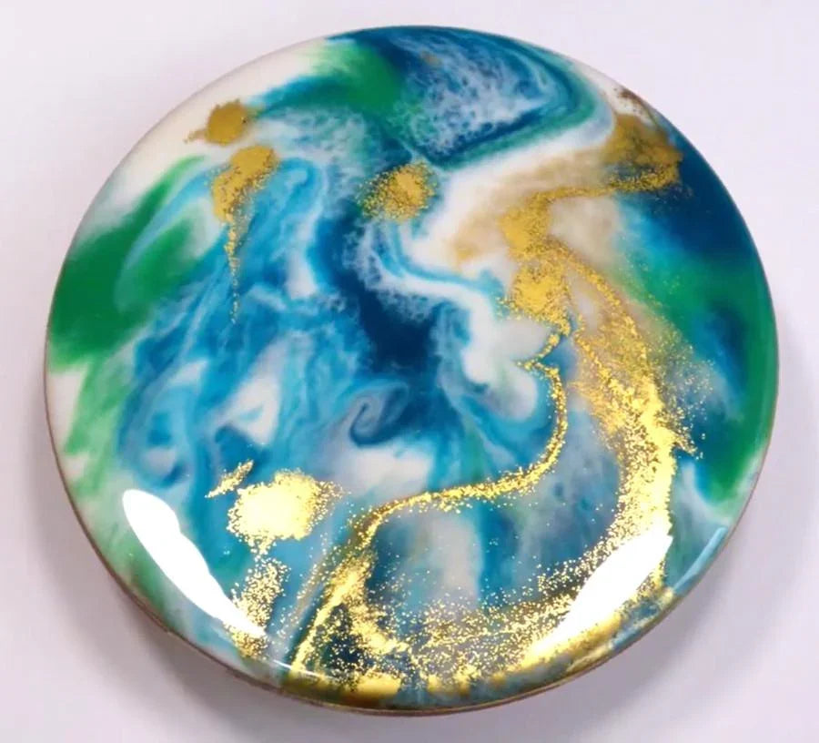 Pentart Farbtinte für Resin - petrolblau - Bastelschachtel