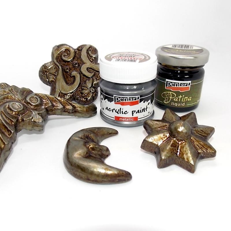 Pentart Flüssige Patina 30ml - umbra - Bastelschachtel