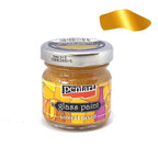 Pentart Glasfarbe 30ml - gold metallic - Bastelschachtel