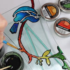 Pentart Glasfarbe 30ml - gold metallic - Bastelschachtel