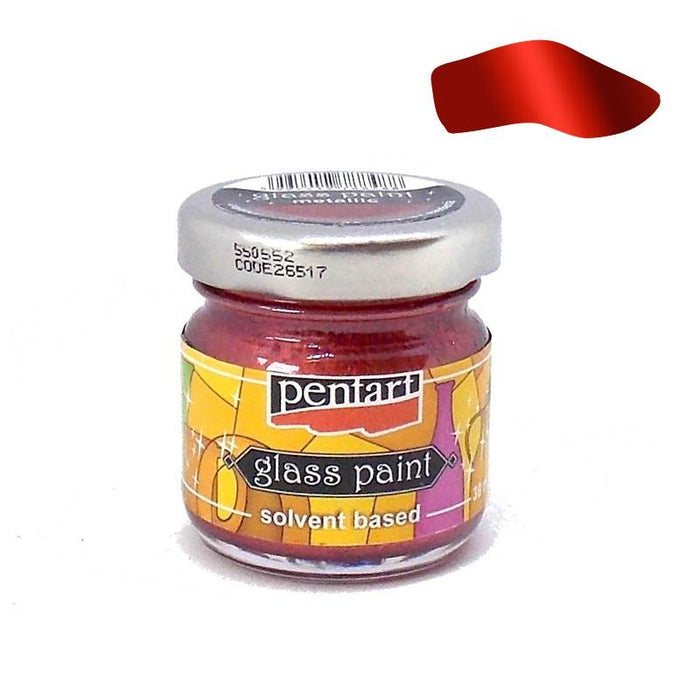 Pentart Glasfarbe 30ml - kupfer metallic