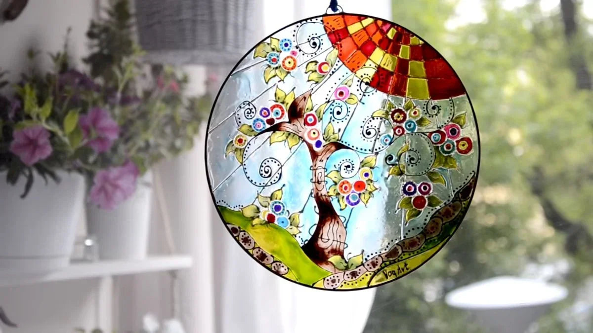 Pentart Glasfarbe 30ml - magenta - Bastelschachtel