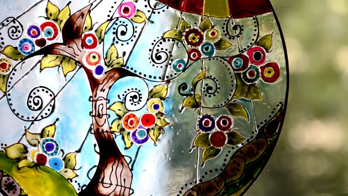 Pentart Glasfarbe 30ml - morning glory - Bastelschachtel