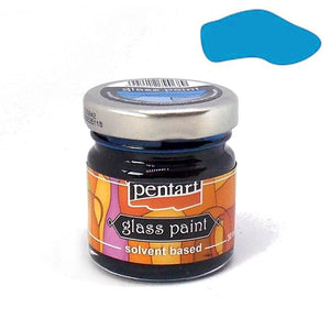 Pentart Glasfarbe 30ml - morning glory - Bastelschachtel - Pentart Glasfarbe 30ml - morning glory