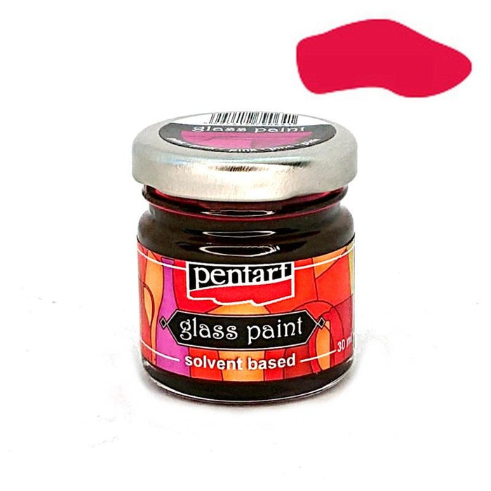 Pentart Glasfarbe 30ml - pink