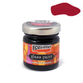 Pentart Glasfarbe 30ml - weinrot - Bastelschachtel