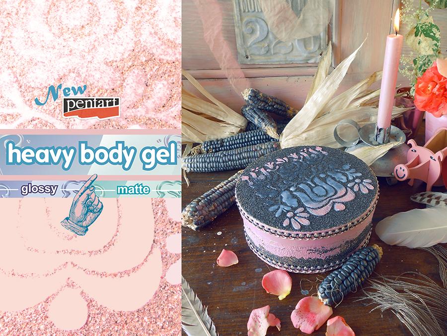 Pentart Heavy Body Gel 50ml - glänzend - Bastelschachtel