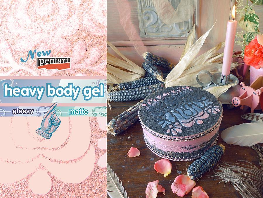 Pentart Heavy Body Gel 50ml - glänzend - Bastelschachtel