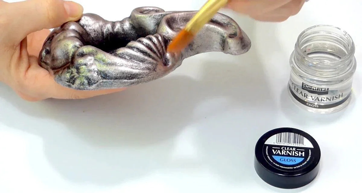 Pentart Klarlack glänzend 50ml - auf Lösungsmittelbasis - Bastelschachtel