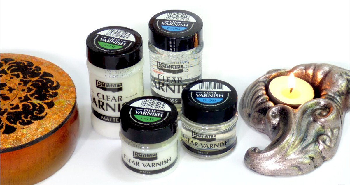 Pentart Klarlack matt 50ml - auf Lösungsmittelbasis - Bastelschachtel