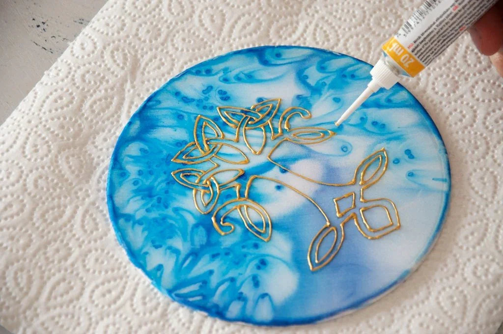 Pentart Konturenfarbe universell - gold - Bastelschachtel