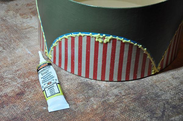 Pentart Konturenfarbe universell - rot - Bastelschachtel