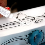 Pentart Konturenfarbe universell - transparent - Bastelschachtel