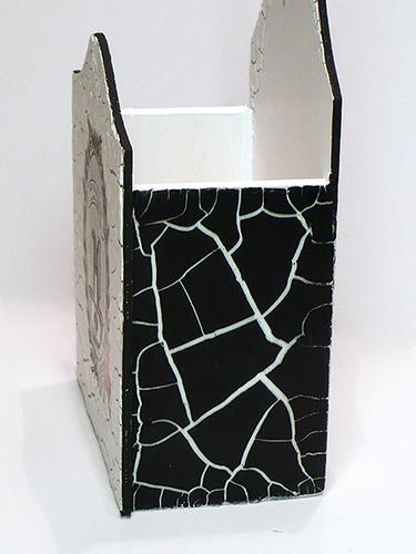 Pentart Krakelierpaste 100ml - schwarz - Bastelschachtel