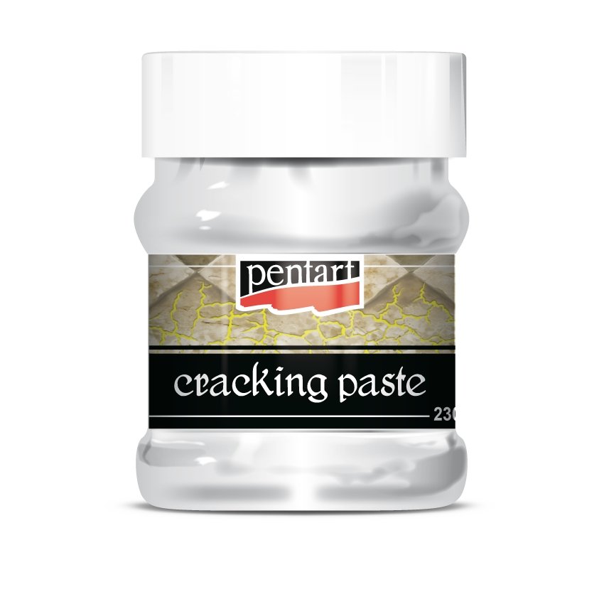Pentart Krakelierpaste 230ml - weiß - Bastelschachtel - Pentart Krakelierpaste 230ml - weiß
