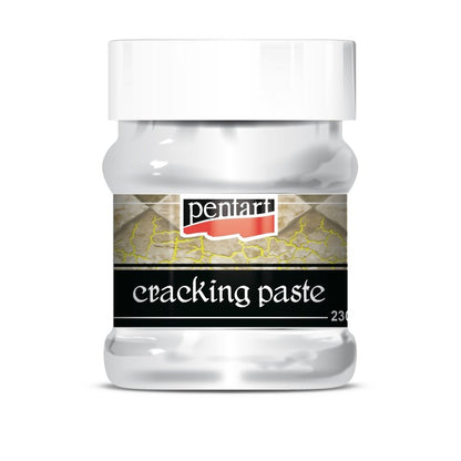 Pentart Krakelierpaste 230ml - weiß - Bastelschachtel - Pentart Krakelierpaste 230ml - weiß
