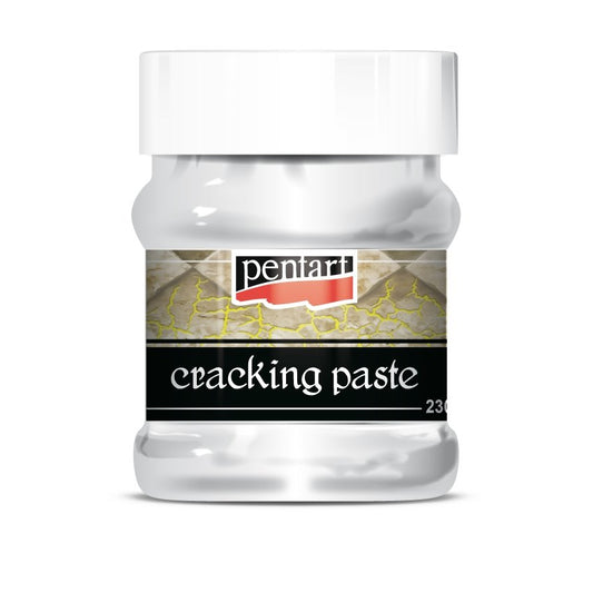 Pentart Krakelierpaste 230ml - weiß - Bastelschachtel - Pentart Krakelierpaste 230ml - weiß