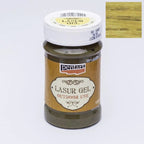 Pentart Lasurgel für Innen- und Außenbereich 100ml - eiche - Bastelschachtel