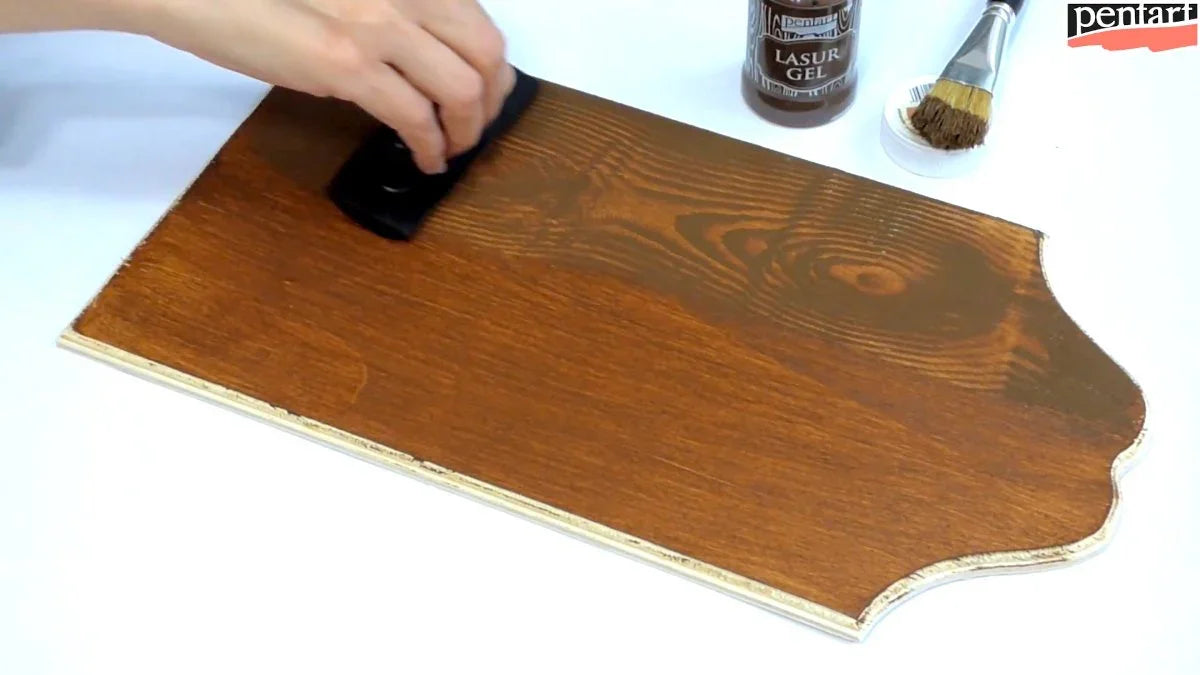 Pentart Lasurgel für Innenbereich 100ml - country blau - Bastelschachtel