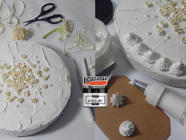 Pentart Leichte Modellierpaste 150ml - Bastelschachtel