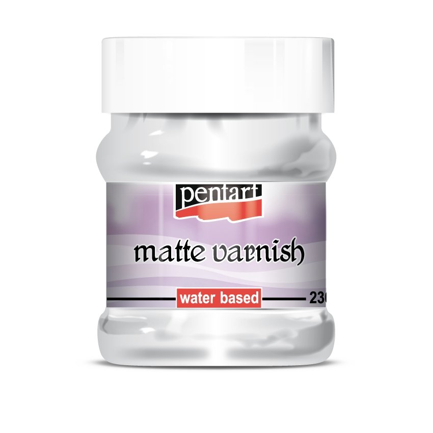 Pentart Mattlack 230ml - auf Wasserbasis - Bastelschachtel