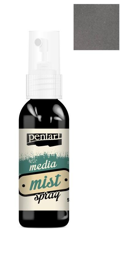 Pentart Media Mist Spray 50ml - black - Bastelschachtel - Pentart Media Mist Spray 50ml - black