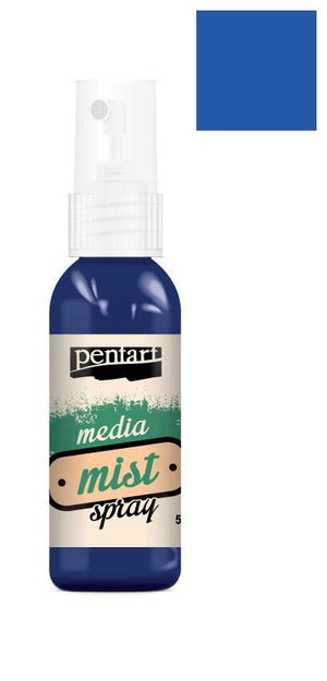 Pentart Media Mist Spray 50ml - ocean blue - Bastelschachtel - Pentart Media Mist Spray 50ml - ocean blue
