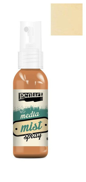 Pentart Media Mist Spray 50ml - vanilia - Bastelschachtel - Pentart Media Mist Spray 50ml - vanilia