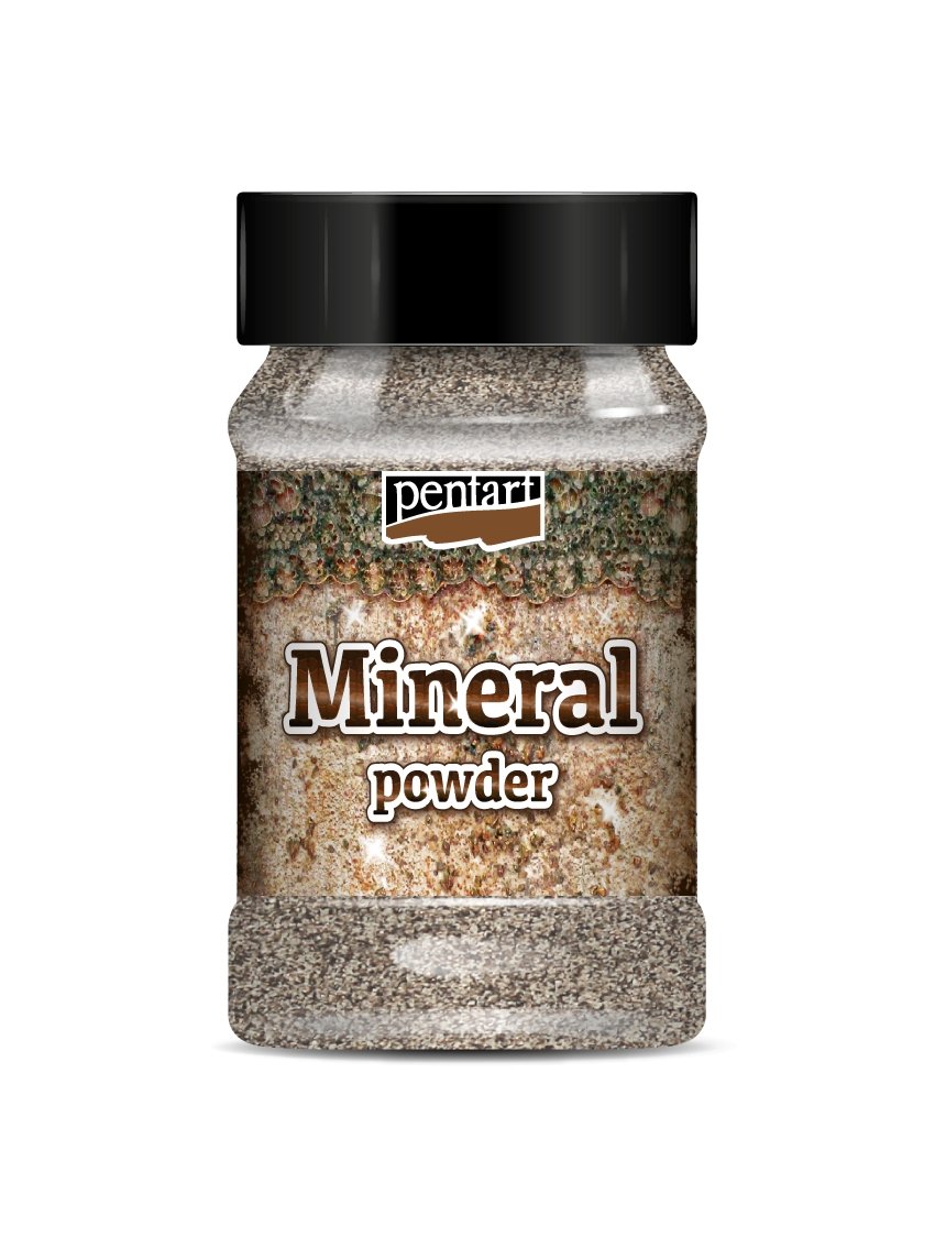 Pentart Mineral Pulver 130g - Jaspis - Bastelschachtel