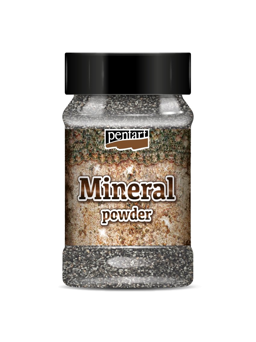 Pentart Mineral Pulver 130g - Mangangranit fein - Bastelschachtel