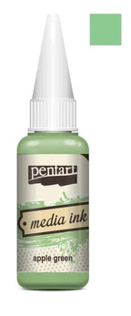 Pentart Mixed Media Tinte 20ml - apple green - Bastelschachtel