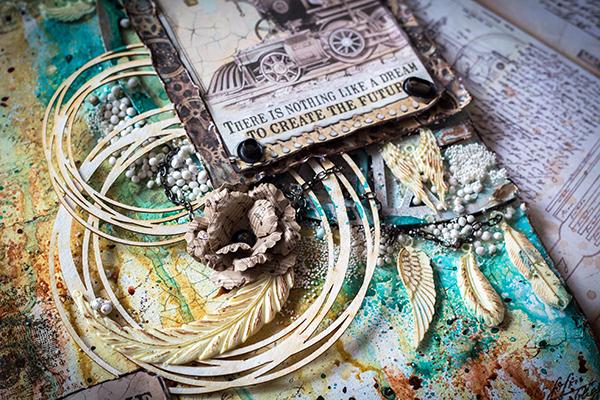 Pentart Mixed Media Tinte 20ml - honey - Bastelschachtel