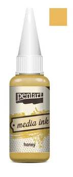 Pentart Mixed Media Tinte 20ml - honey - Bastelschachtel