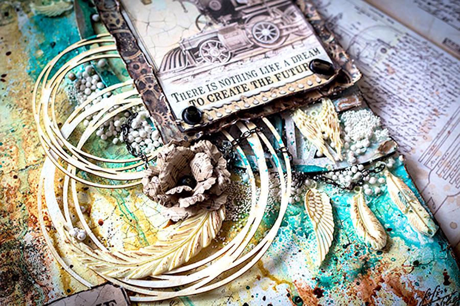 Pentart Mixed Media Tinte 20ml - lemon - Bastelschachtel