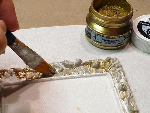 Pentart Patinaeffekt Set - Pulver + Reagenten - Bastelschachtel