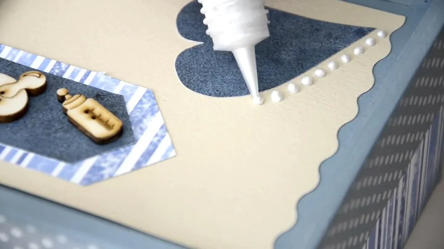 Pentart Perlenstift 30ml - graphit - Bastelschachtel